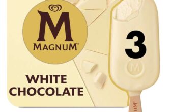 Magnum White Chocolate Ice Cream Sticks 3 x 100 ml