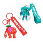 Maireulb Brainrot Plush Keychain Elephant Blue Monster