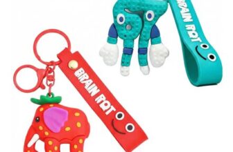 Maireulb Brainrot Plush Keychain Elephant Blue Monster