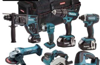 Makita 18V 7 Piece Cordless Kit with 3 x 5.0Ah Batteries T4TKIT-44 Free Toy Jack