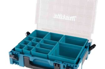 Makita 191X80-2 Makpac Organizer with Clear Lid 13 Inserts for Tools Storage