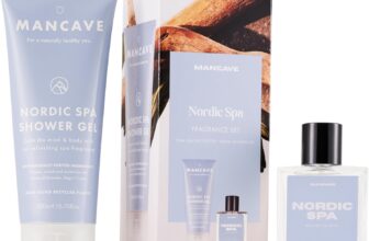 ManCave Nordic Spa Mens Fragrance Gift Set, 50ml Nordic Spa Eau de Toilette, 200ml Shower Gel, Natural Perfume Set, Fragrance for men, Perfume bundle, present idea for dad