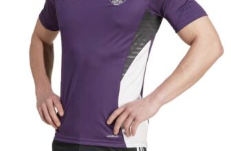 Manchester United adidas Training Jersey – Purple with code
