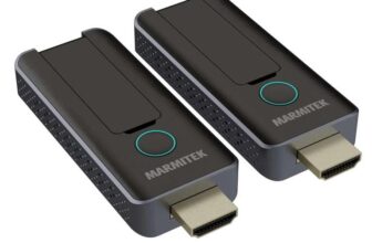 Marmitek Stream S1 Pro Wireless HDMI Cable ( 1080p FHD / Upto 20 metres / USB-C adaptor included ) w/codeSTOCS UK