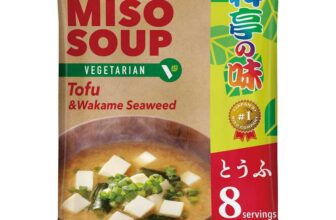 Marukome Instant Miso Soup with Tofu and Wakame Seaweed (Gluten Free) 8 Servings 152g