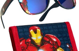 Marvel Boys UV Protection Sunglasses and Trifold Wallet Set – Boys Gifts