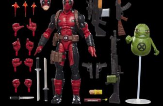 Marvel Legends Maximum Series Deadpool Action Figure with Doop, Red