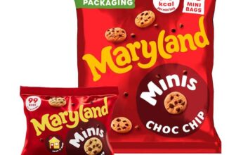 Maryland Minis Cookies – Choc Chip 6 Mini Bags 118.8g – Clubcard Price