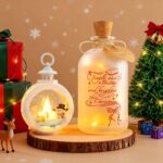 Mason Jar Lights and Lanterns Set, Decoration for Home, Night Lights for Mum Grandma Friends Wife Gifts