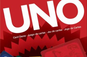 Mattel Games UNO Mattel 80th Ruby Red Card Game