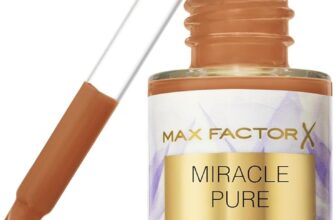 Max Factor Miracle Pure Skin Reset Serum Foundation 90-95 Deep, 2-in-1 Serum Formula, Healthy Looking Skin, Medium Coverage, Satin Matte Finish, 2% Niacinamide, Dermatologically Tested