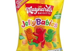 Maynards Bassetts Jelly Babies Bag, 350g