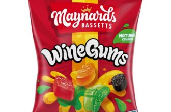 Maynards Bassetts Winegums Sweets Bag, 130g (Amazon Fresh) Selected Locations
