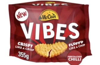 McCain Vibes Firecracker Chilli Hot Potato Snack 355g