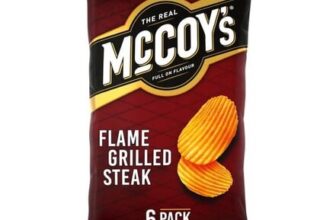 McCoys Flame Grilled Steak Multipack Crisps 6 Pack