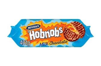 McVities Hobnobs Milk Chocolate Biscuits