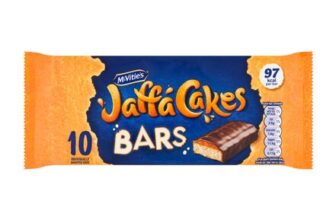 McVities Jaffa Cakes Zingy Orangey Bars 10 Pack (Clubcard Price)