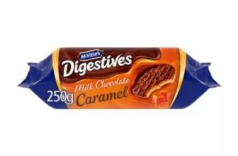 McVities Milk Chocolate Digestive Biscuits – the Caramel One 250g