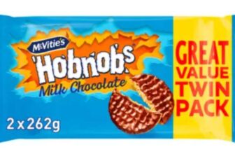 McVities Milk Chocolate Hobnobs Biscuits / Mcvities Dark / Milk Chocolate Digestive Biscuits 2x262g
