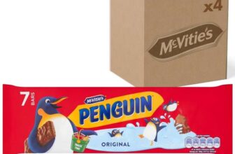 McVities Milk Chocolate Penguin Biscuits, 7 Biscuits (Pack of 4) – £3.23 w/Max S&S