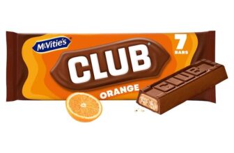 Mcvities Club Orange / MINT Biscuit Bars 7X22G Clubcard Price