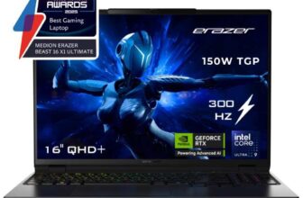 Medion Erazer Beast 16 X1 Ultimate Gaming Laptop ( Nvidia RTX5090 24GB / 16 300Hz MiniLED qHD / Intel Ultra 9 275HX / 32GB / 2TB ) w/code