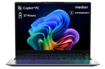 Medion SPRCHRGD 14 S1 14 WQXGA 2.8K 120Hz, Snapdragon X Plus X1P-42-100, 16GB RAM, 512GB SSD, Windows 11 Aluminium Laptop