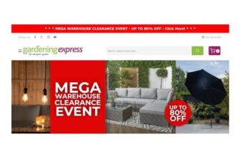 Mega Garden Warehouse Clearance Event – up to 80% off
