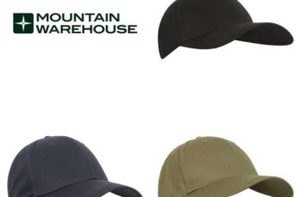 Mens 100% Cotton Baseball Cap (3 Colours) – With Code
