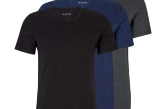 Mens BOSS Bodywear 3 Pack Premium Cotton T-Shirts – Crew Neck – Size S Only