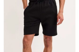 Mens Black 2-Pocket Zip Shorts