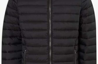 Mens Black Lightweight Padded Hooded Jacket Size XS-5XL 10% Off With Reward Points Free C&C