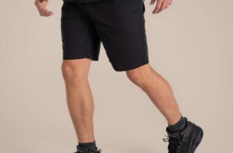 Mens Craghoppers Brisk UPF 50 Shorts Black Sizes from 32 – 42 – w/Discount for Carers – Free Delivery for Members