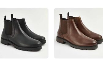Mens Leather Chelsea Boots (2 Colours / Sizes 7-12) – Free Click & Collect