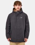 Mens Patagonia Isthmus Parka Ink Black / Deer Brown Sizes S – XL w/Code