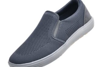 Mens Slip on Walking Shoes Trainers Casual Breathable Mesh Sneakers Loafers