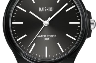 Mens Watches Analog Quartz Watch for Men Minimalist Fashion Business Designer Waterproof Mens Wrist Watches with Black Silicone Strap