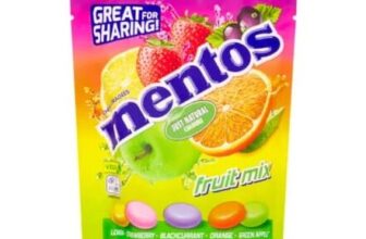 Mentos Fruit Mix Chewy Dragees 140g