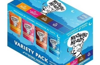 Meowing Heads Wet Cat Food – Variety Pack – 10 Pack