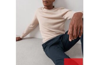 Merino Wool Long Sleeve Crew Neck Jumper – Beige