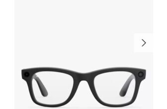 Meta Ray-Ban Meta Wayfarer Glasses, Matte Black,