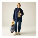 Mid Navy Regatta Norana Hooded Waterproof Jacket
