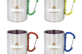 Milestone Stainless Steel Carabina Carabiner Mug 200ml