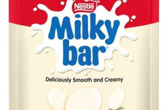 Milkybar White Chocolate Giant Buttons More to Share Sharing Bag 176g – S/S £2.14