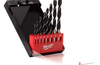 Milwaukee 8 drill bit set, wood brad point