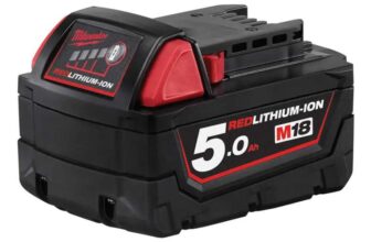 Milwaukee M18B5 18V 5.0Ah Red Lithium-Ion Battery – Free C&C