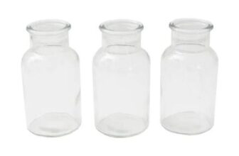 Mini Vases 12.5cm 3 Pack