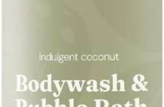 Miniml Natural Body Wash & Bubble Bath – Indulgent Coconut 400ml, 99.6% Natural, Vegan – £2.85 S&S