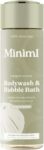 Miniml Natural Body Wash & Bubble Bath – Indulgent Coconut 400ml, 99.6% Natural, Vegan – £2.85 S&S