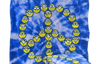 Minions Blanket, 152 x 127 cm, Peace Sign Minions Silky Touch Super Soft Throw Blanket, 50 x 60